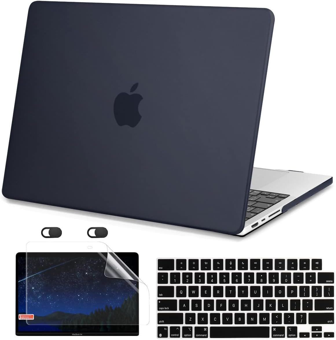 16 Inch Plastic Hard Shell Case with Keyboard Skin & Screen Protector M958664
