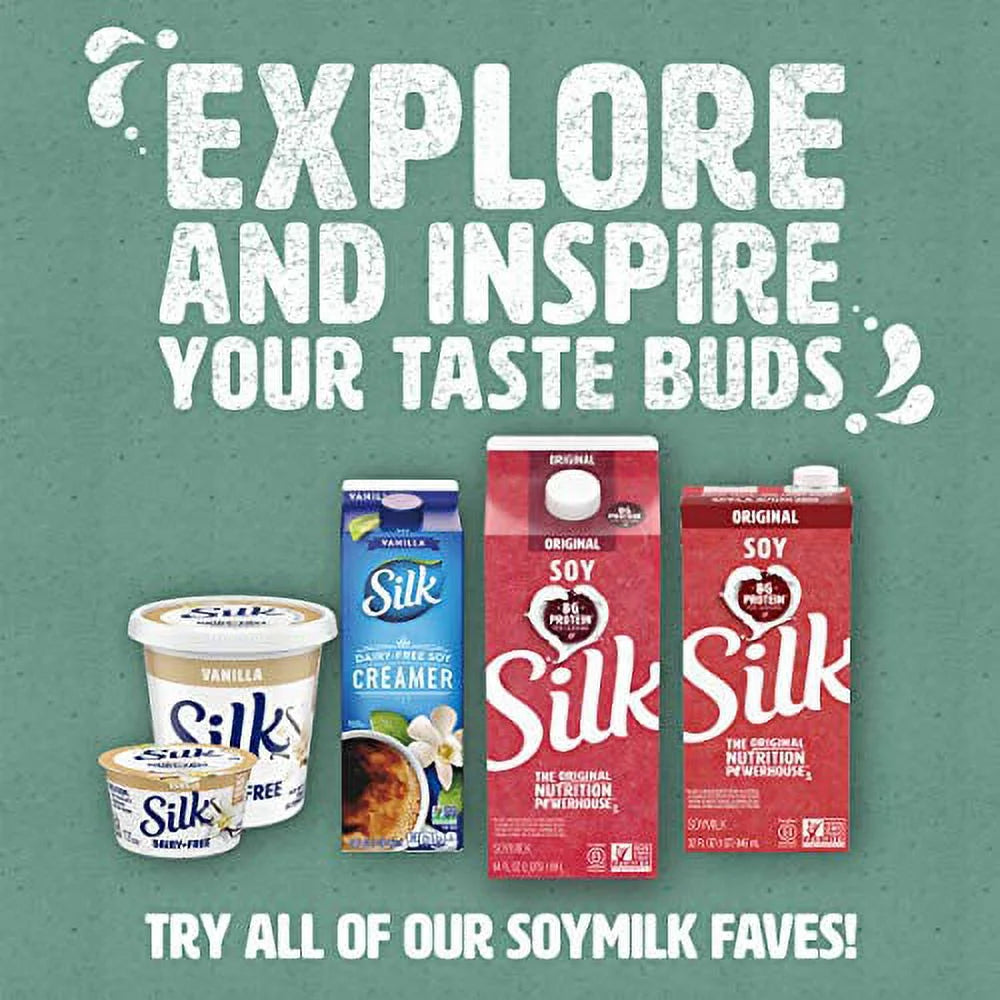 32 Fl Oz Pack of 6 Unsweetened Organic Soy Milk X742461