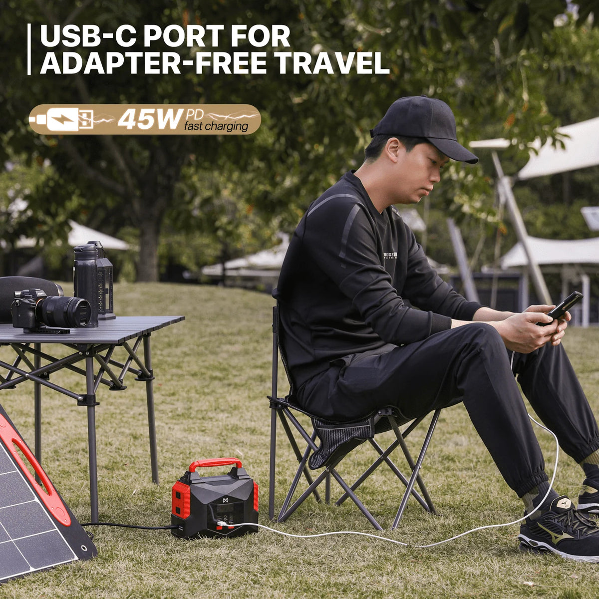 Foldable Portable Solar Panel with USB Charger N28906