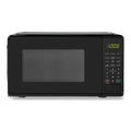 0.7 Cu ft 700 Watts Black Countertop Microwave Oven N846851