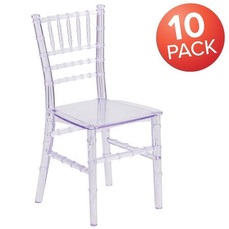 10 Pack Transparent Chiavari Chair B66826