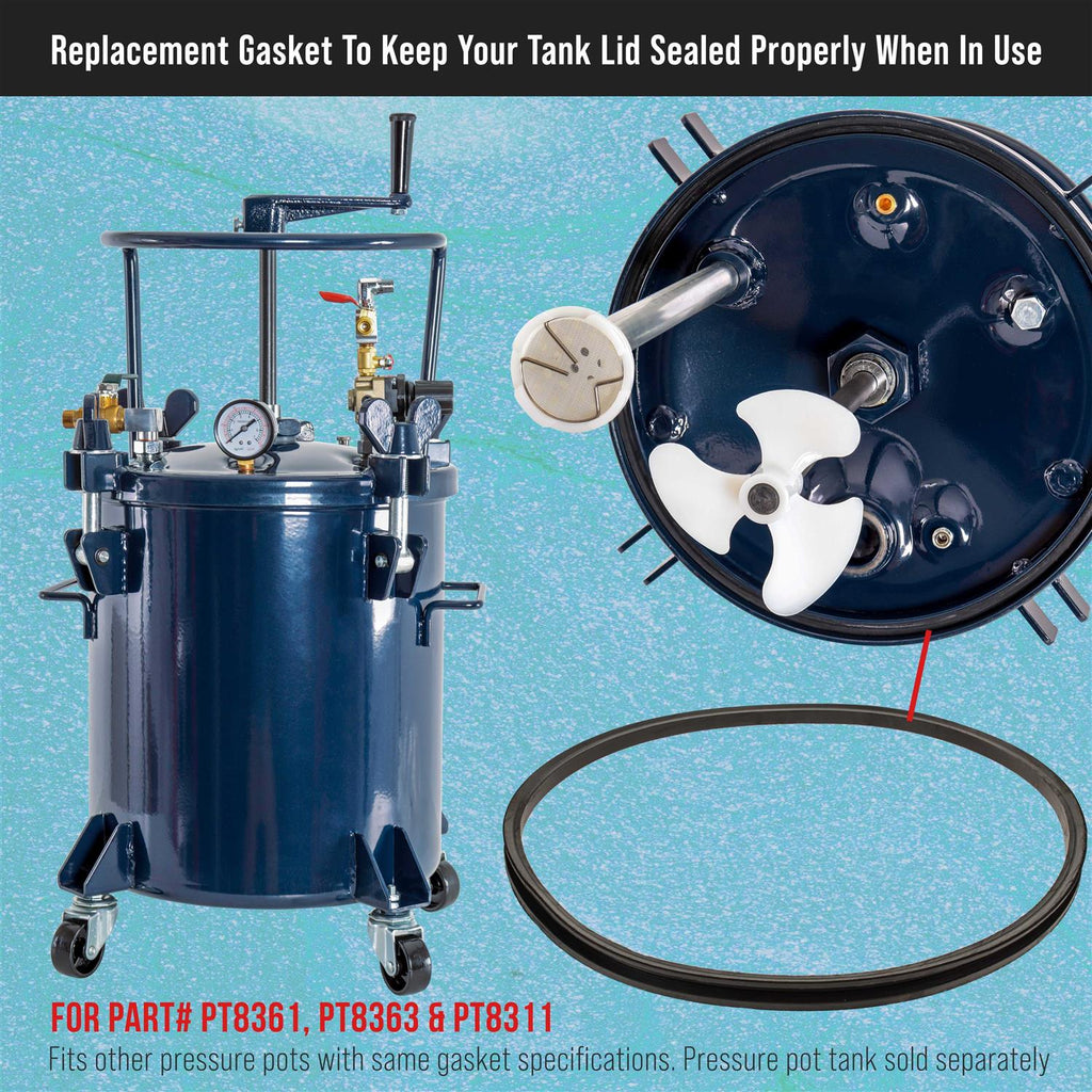 10 Gallon Paint Pressure Tank Rubber Gasket I4266