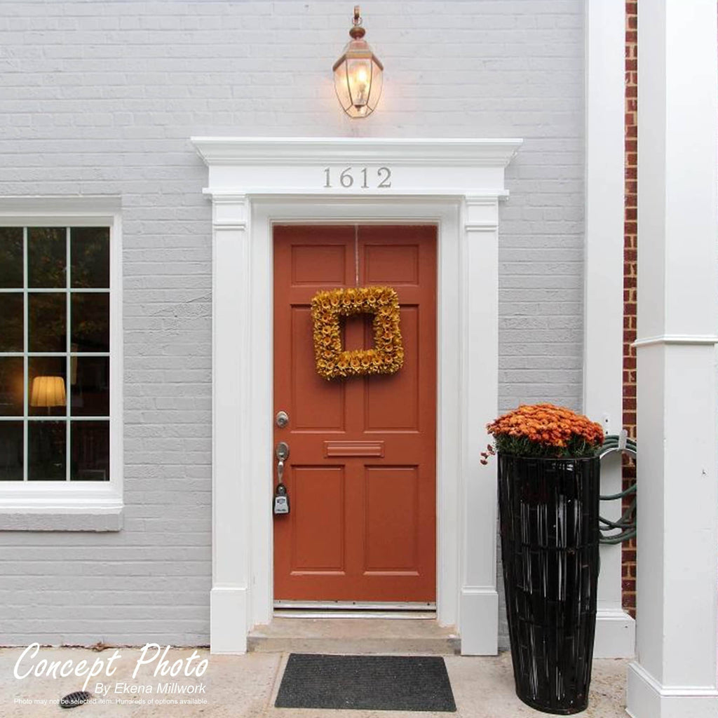 Plain PVC Pilaster with Capital and Base (Pair) H5665