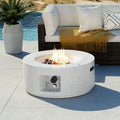 28-inch Round Propane Fire Pit Table W795248