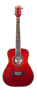 1/2 Size Trans Red Acoustic Guitar Y603
