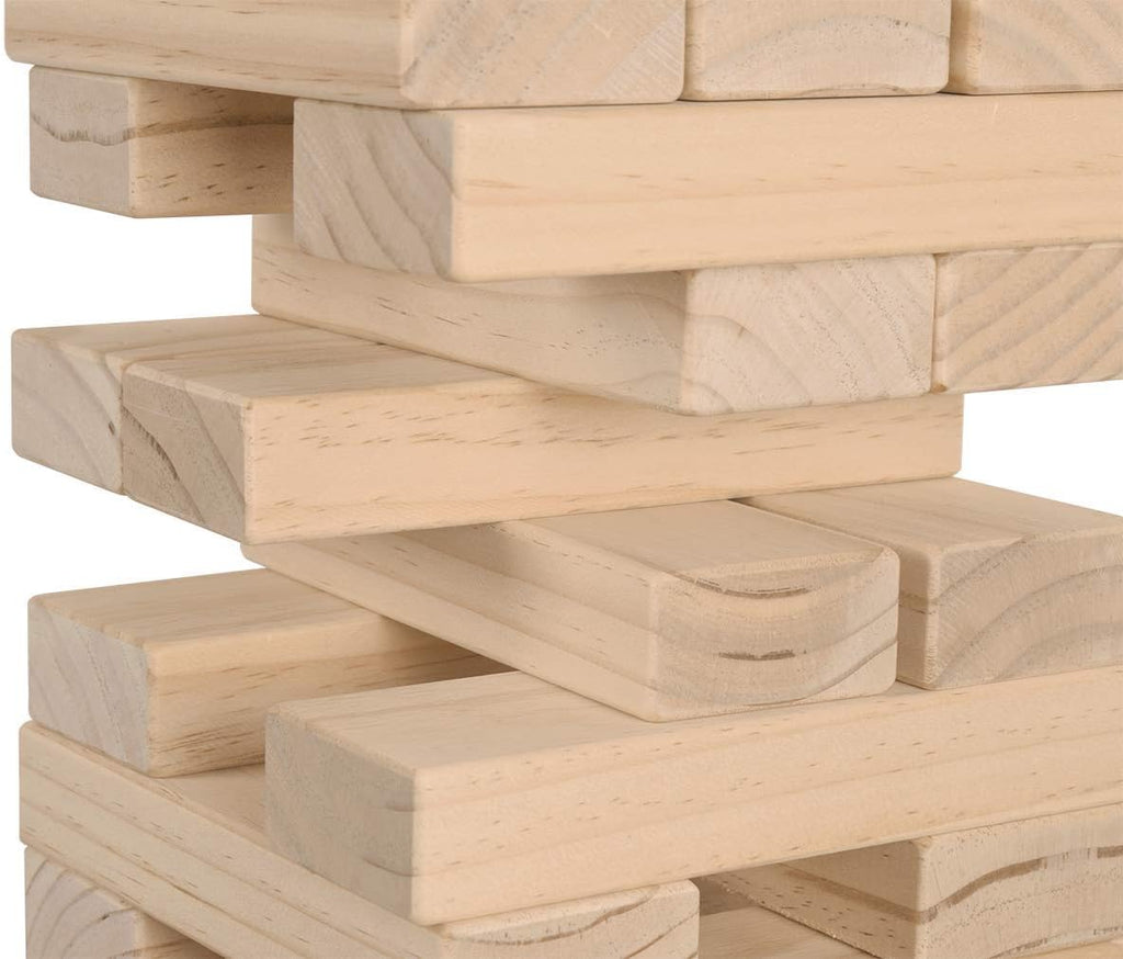 Jumbo Wood Stacking Lawn Game with Carry Bag G513091