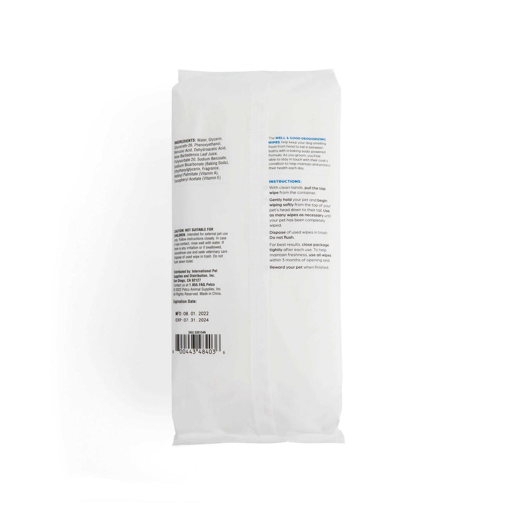 Cucumber Melon Deodorizing Dog Wipes A99497