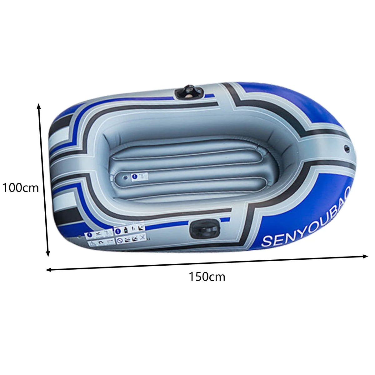 Inflatable Boat with Air Pump and Two Paddle L96584