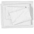 100% Cotton Flannel Deep Pocket 4-Piece Sheet Set Cal King White V92410