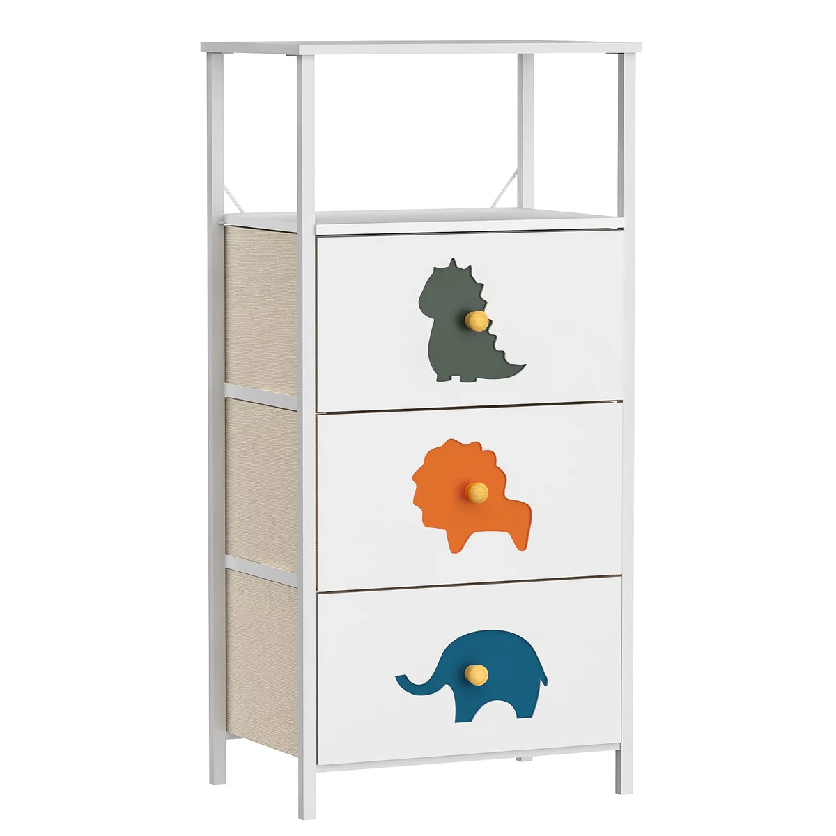 White 5 Drawer Dresser O826820