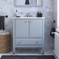 Gray Bathroom Vanity with Sink K517217
