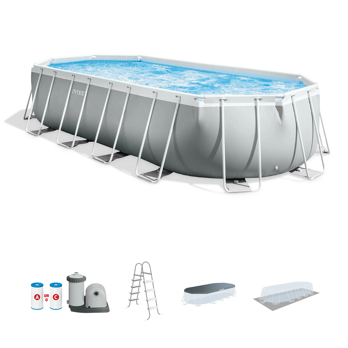20 Foot Prism Frame Oval Pool Set W26180