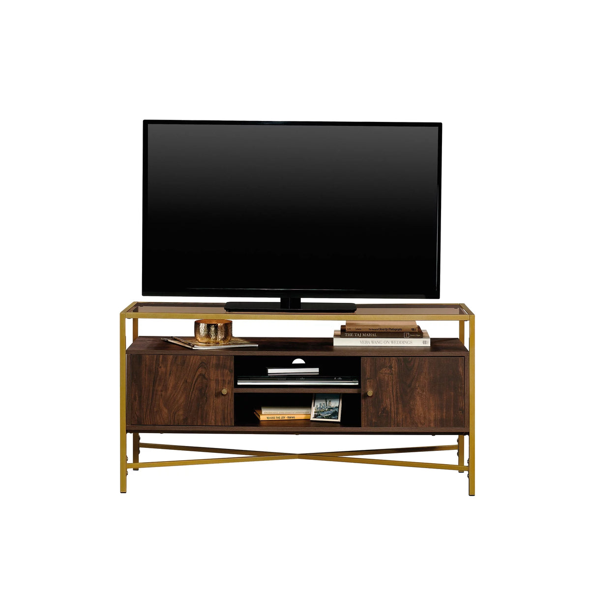 Walnut Finish TV Stand Z8056