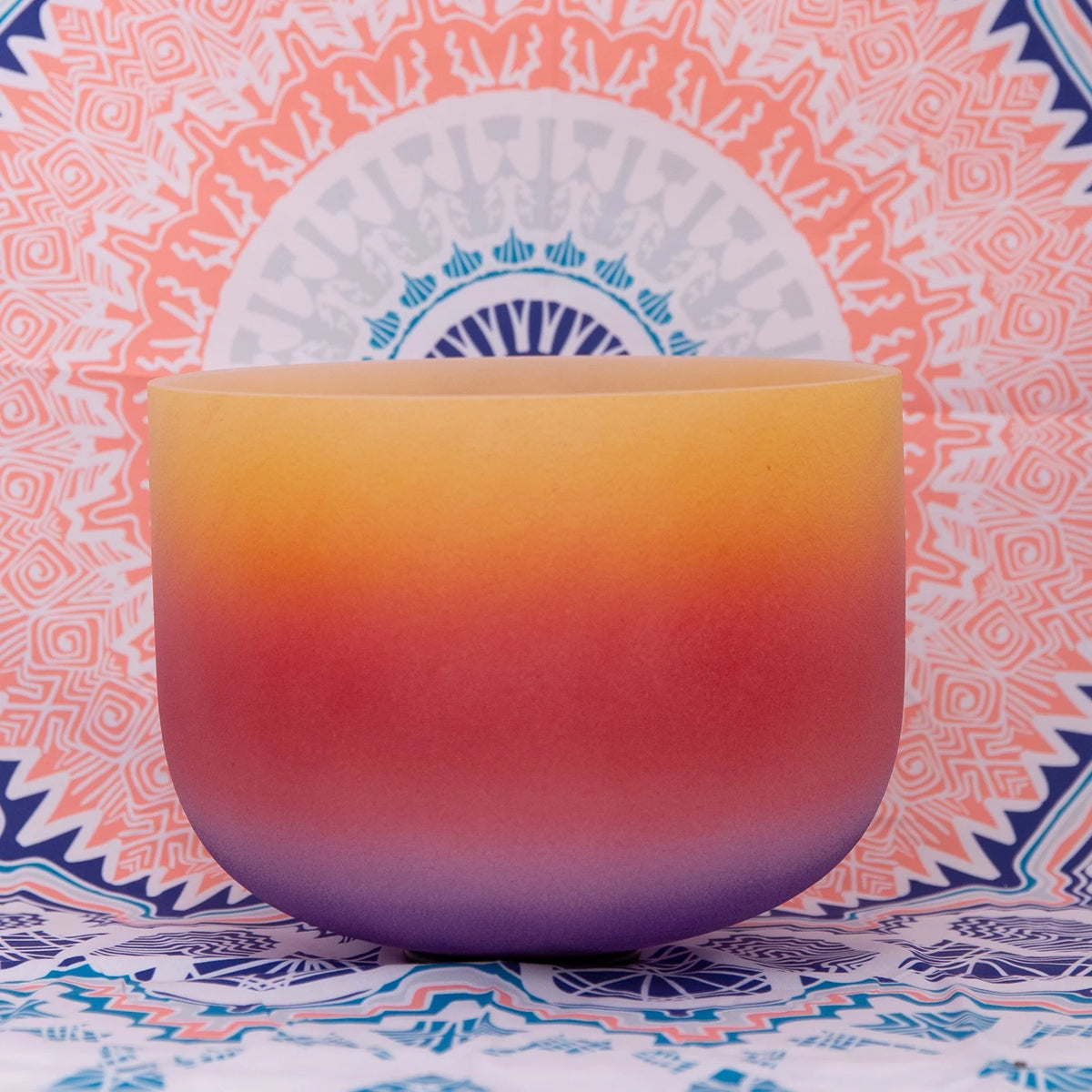 8 inch Frosted Crystal Singing Bowl B991726