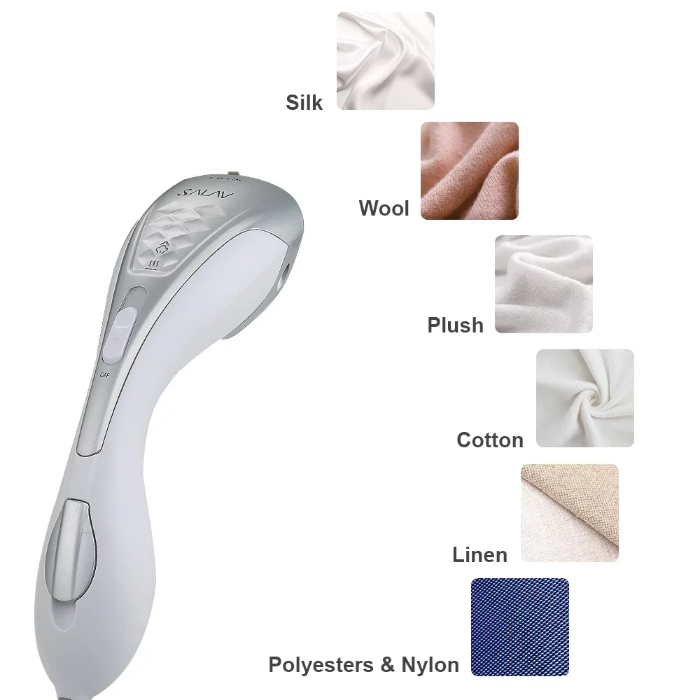 Hand Held Garment Steamer and Iron with Ceramic-Coated Steam Plate S11354