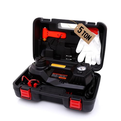 5 Ton 12V Hydraulic Floor Jack with Integrated Tire Pump Z467666