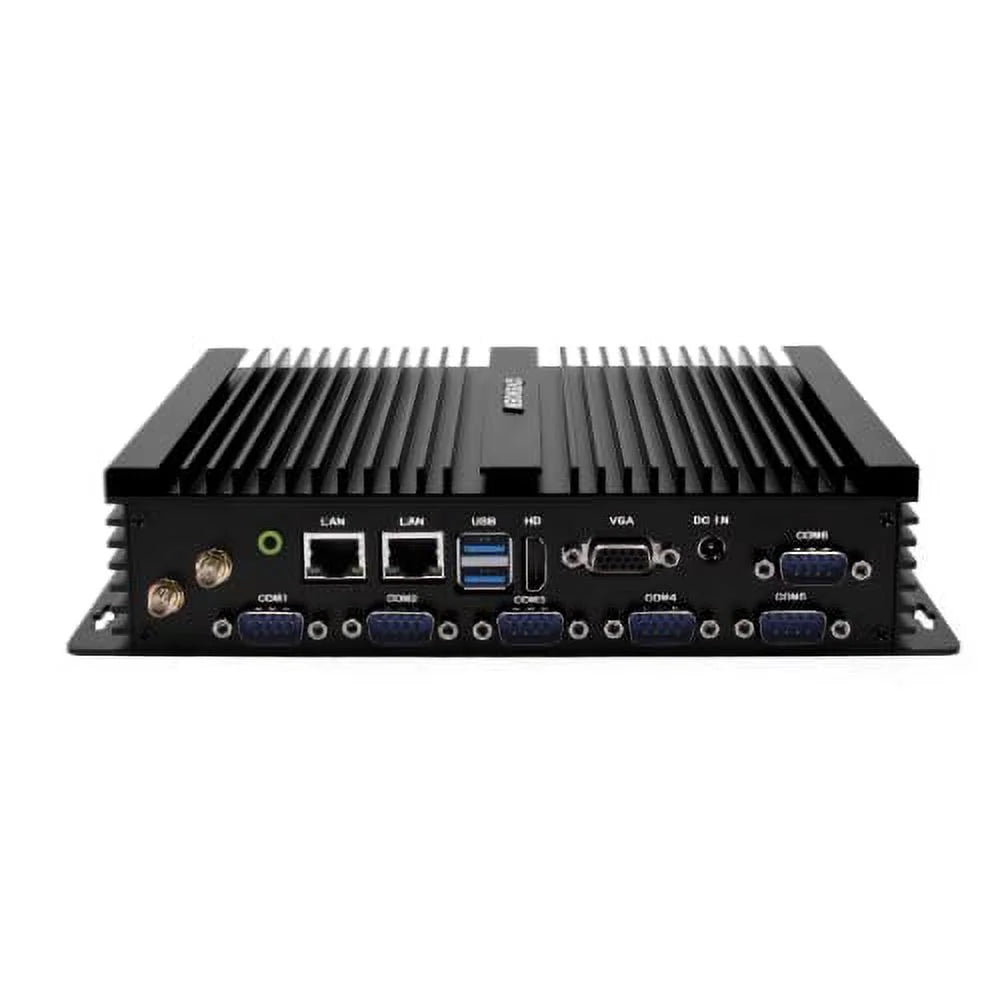 Industrial Mini PC, Celeron J4125, 16GB DDR4 RAM 512GB SSD, Dual RJ45 Lan, 6 COM RS232/485 O404
