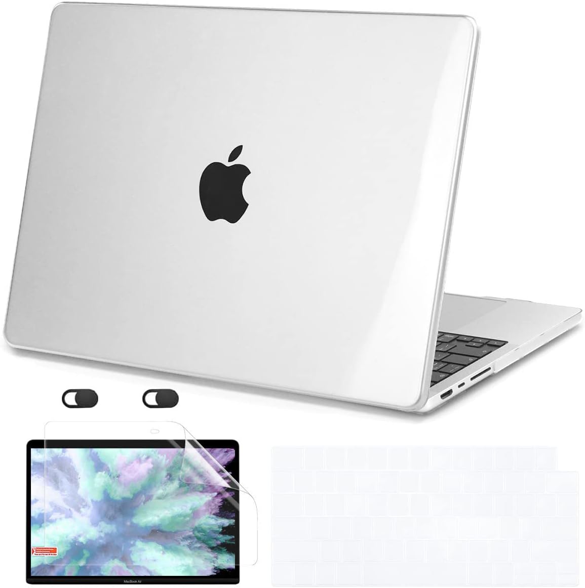 16 Inch Plastic Hard Shell Case with Keyboard Skin & Screen Protector M958664