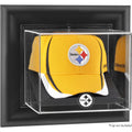 Black Framed Wall-Mountable Cap Display Case I2402