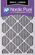 12x20x1 MERV 8 Pleated Carbon Air Filters 3 Pack R76042