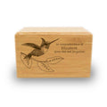 Large Natural Brown Bamboo Cremation Urn X52033