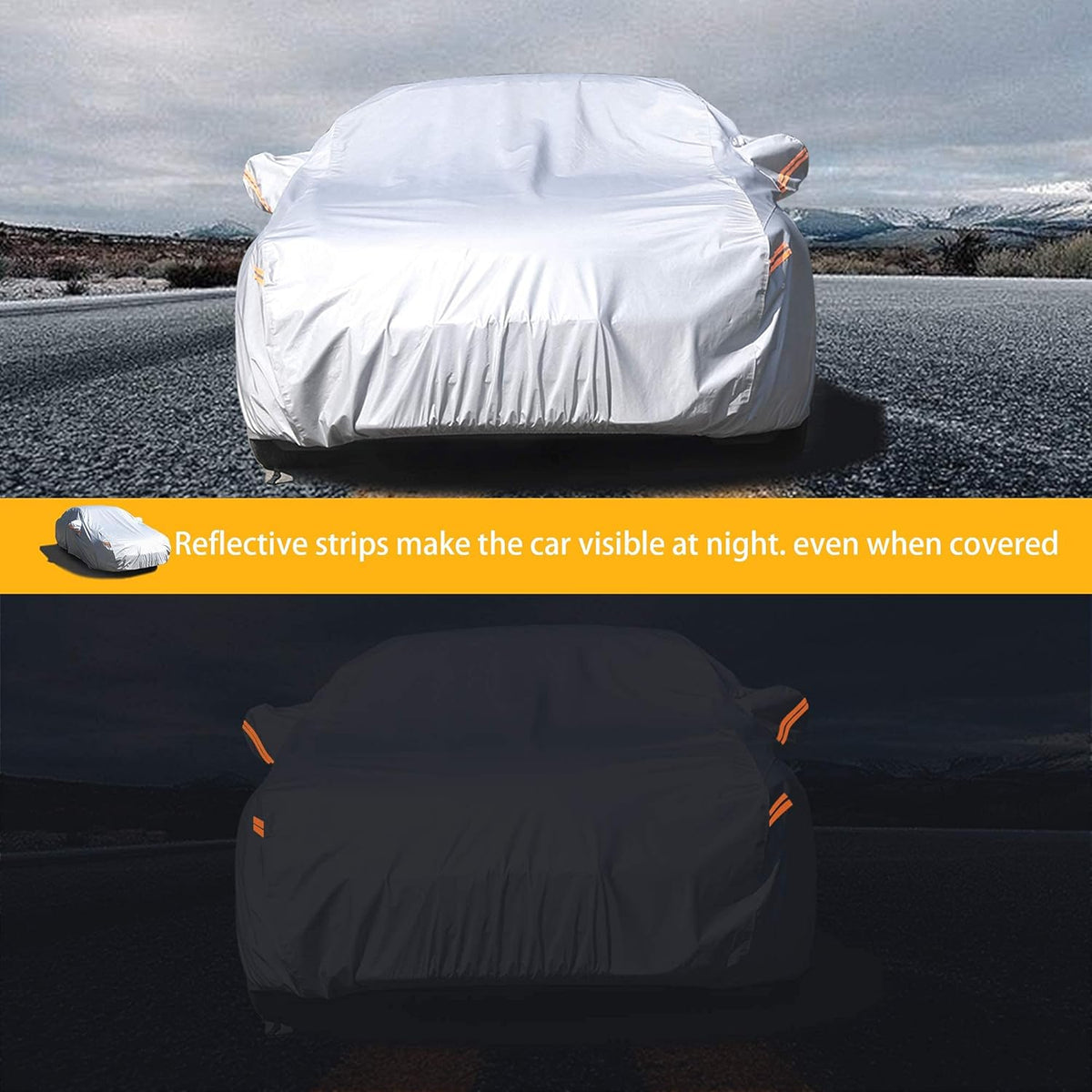 SUV Car Cover Waterproof All Weather with Zipper C861527