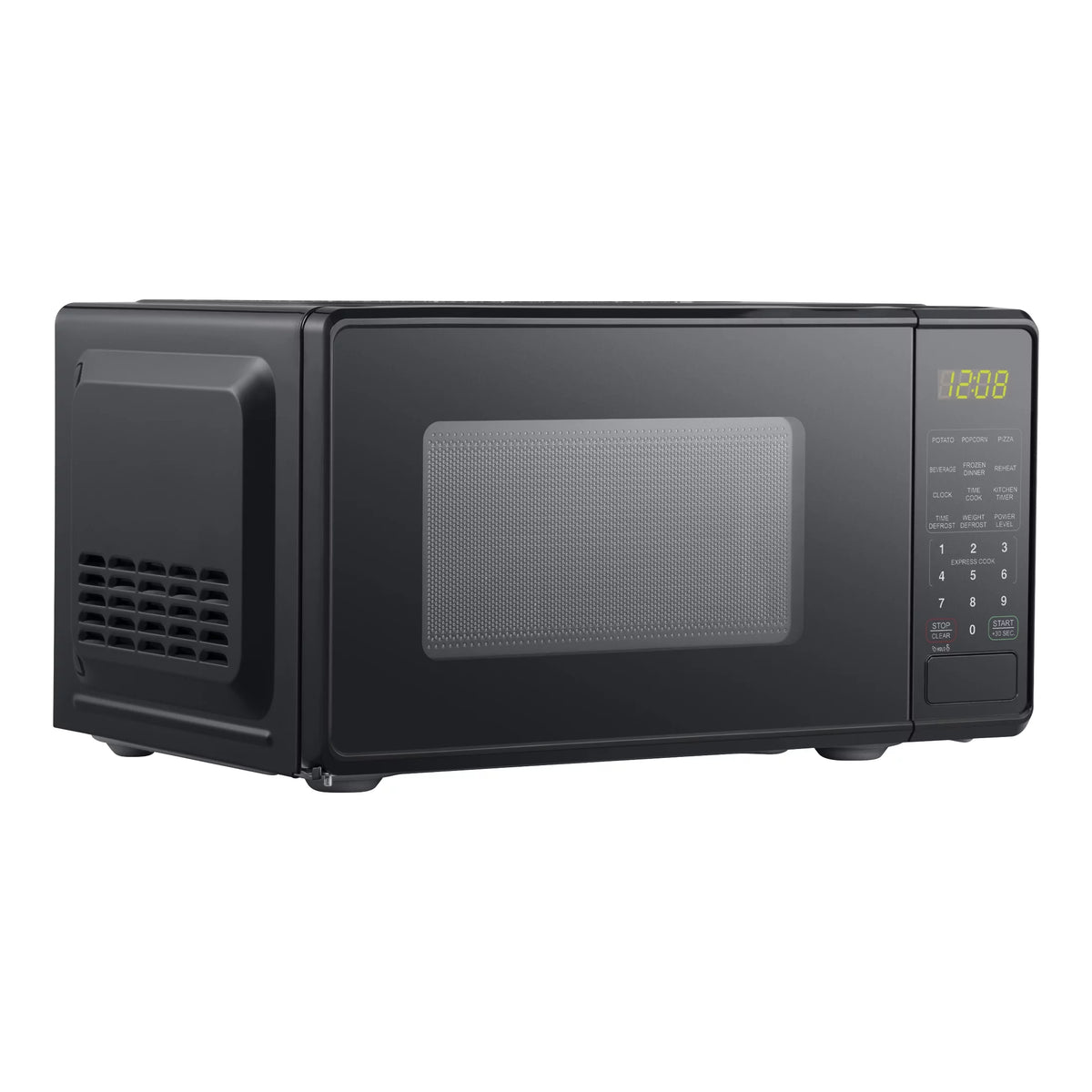 0.7 Cu ft 700 Watts Black Countertop Microwave Oven N846851