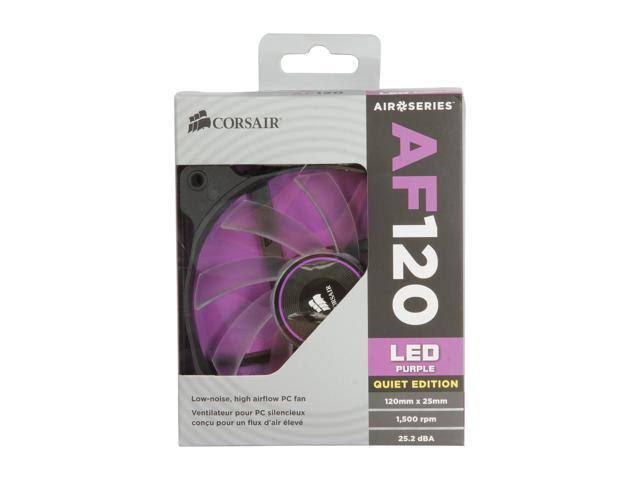 120mm Purple LED High Airflow Fan Q205