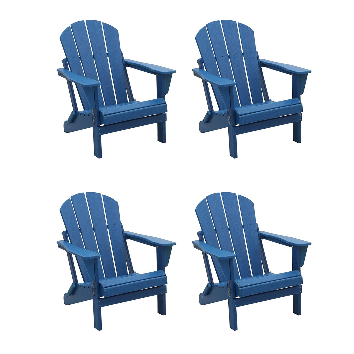 Folding Adirondack Chairs Weather Resistant Outdoor Seating D686142