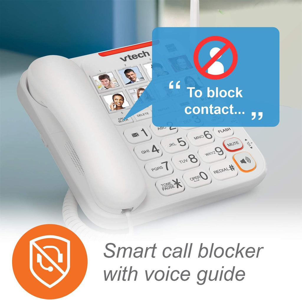 Amplified Corded/Cordless Phone with Answering Machine N767242