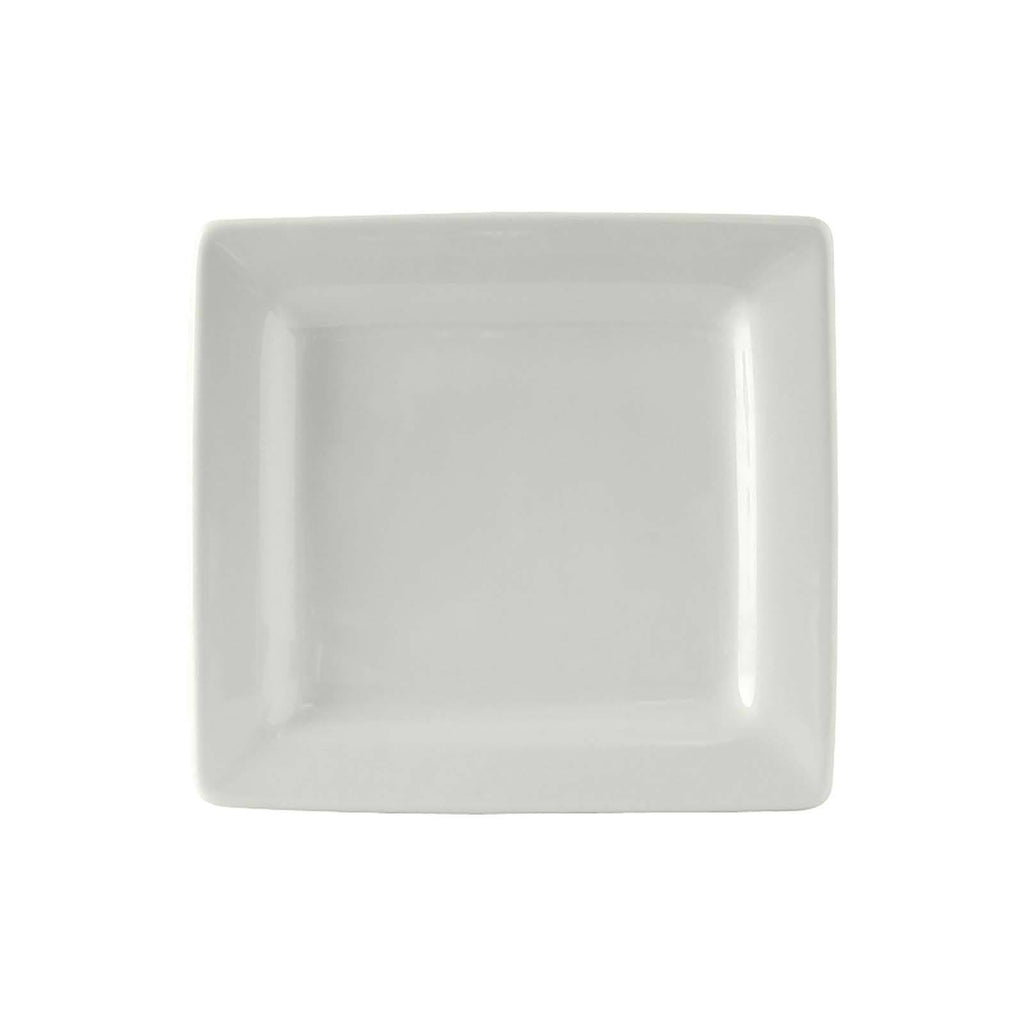 White Rectangular China Plate 12/Case K967