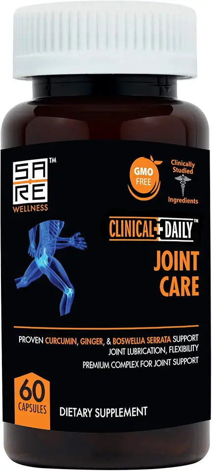 Joint Support Supplement with Ginger Turmeric MSM 60 Capsules L6174
