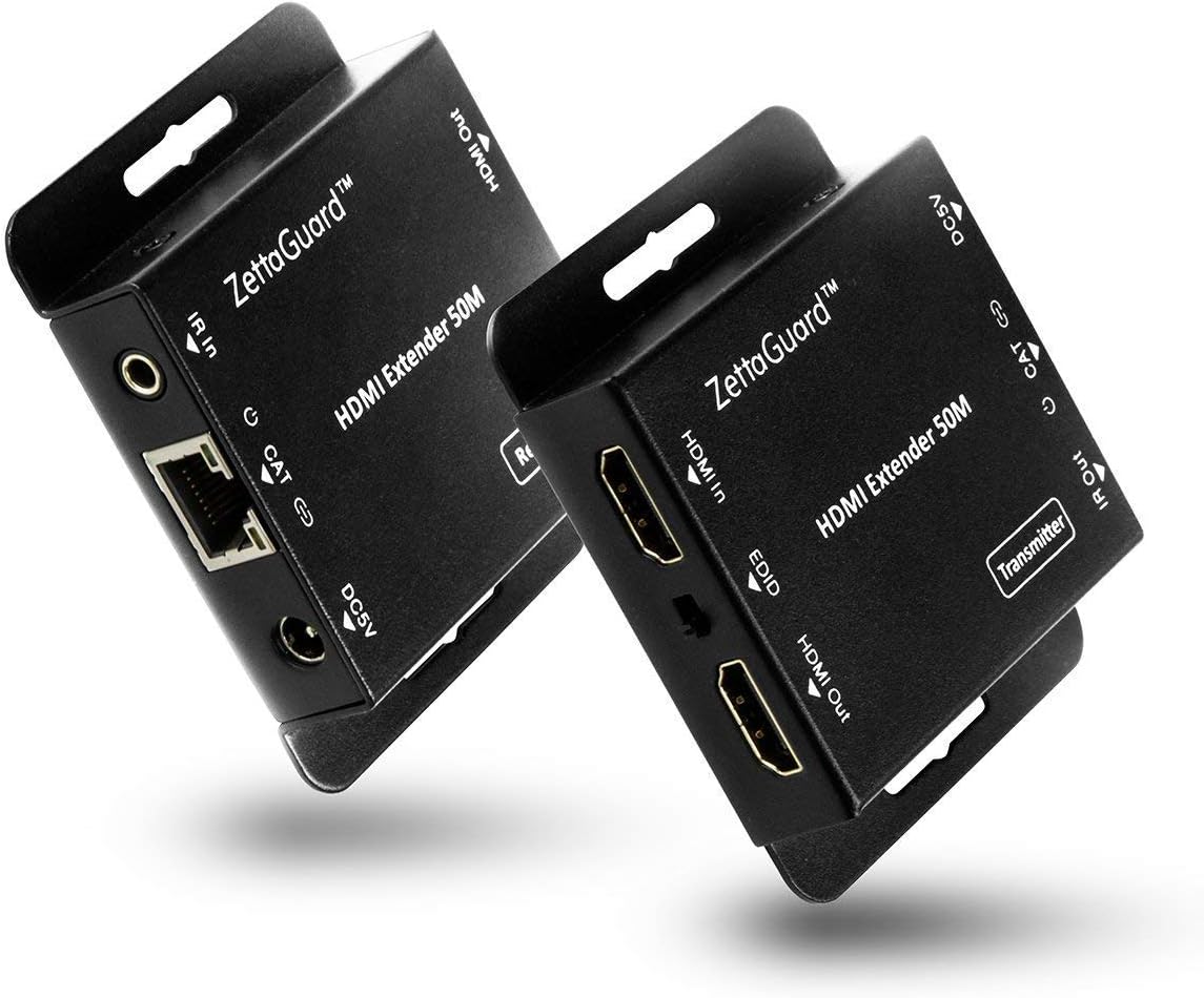 164-Feet HDMI Extender Over Single CAT5/CAT6 Ethernet Cable with IR Control J712373