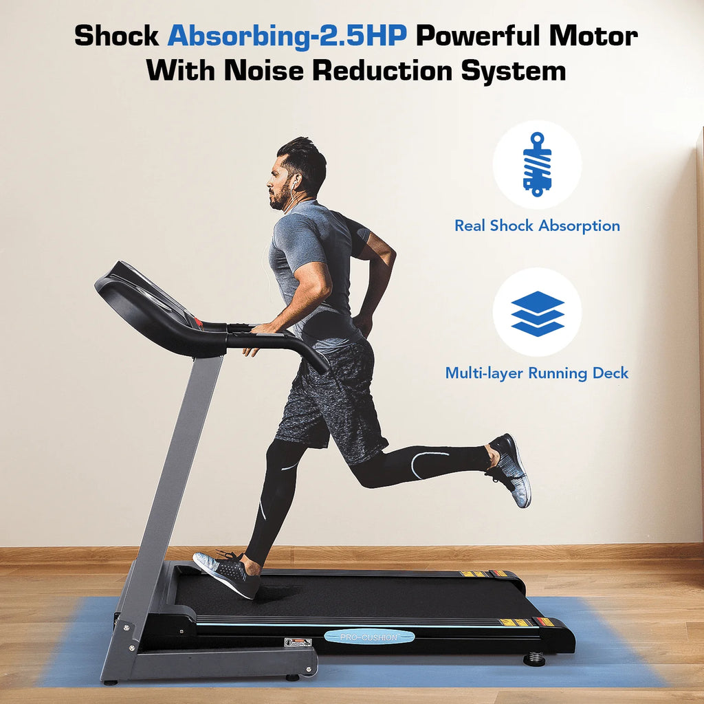 Folding Treadmill 2.5 Horse Power 15 Preset Programs F354