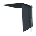 48x48x22 Floppy Cutter with Top Hinge, Black Textile Q190