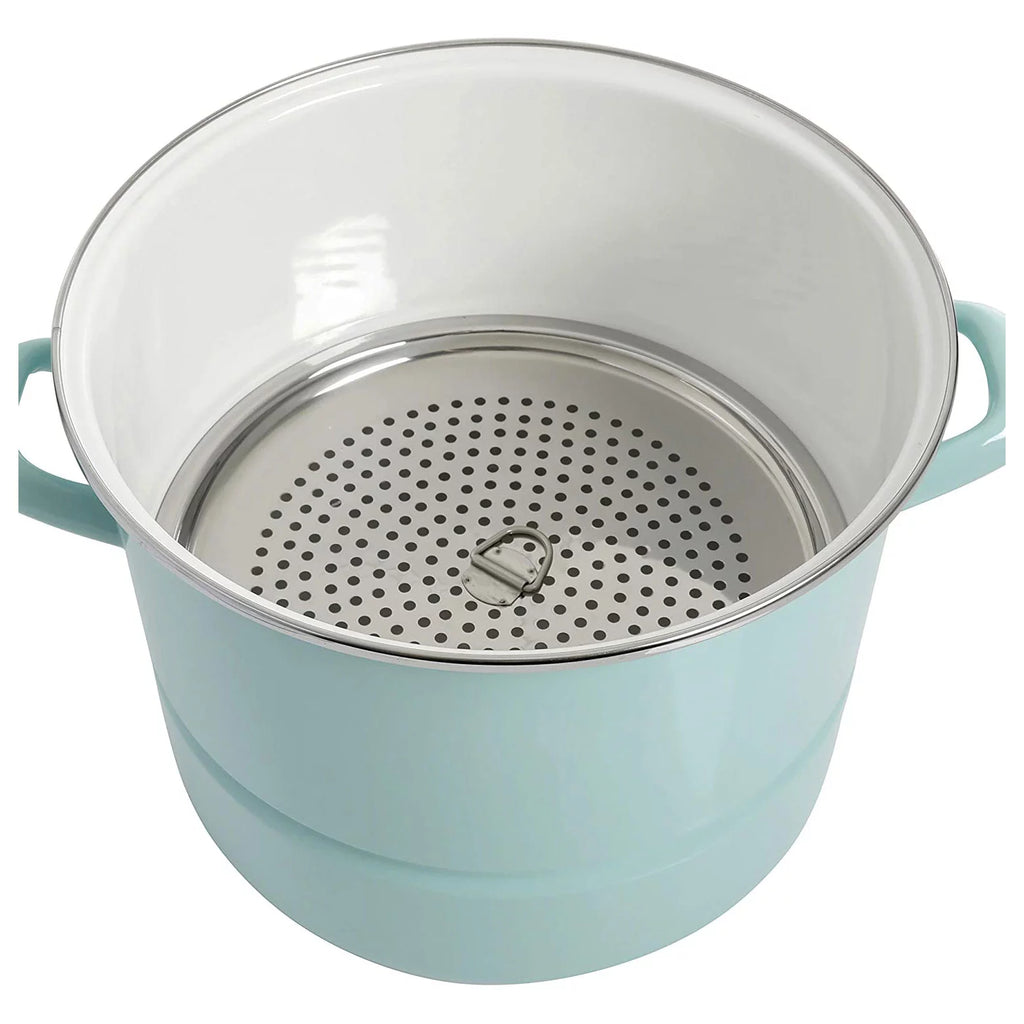 Stainless Steel 16 Quart Steamer Stock Pot with Insert and Lid V880617