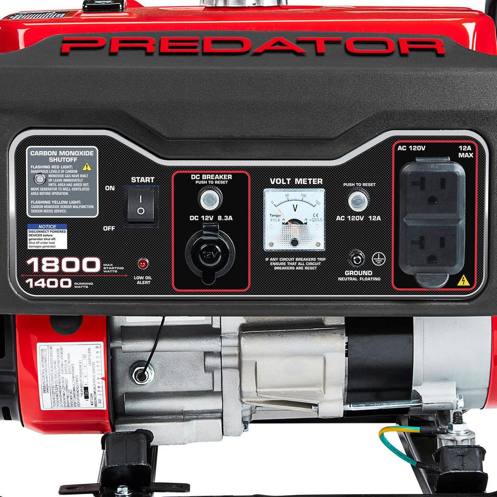 1800 Watt Gas-Powered Portable Generator Y9936
