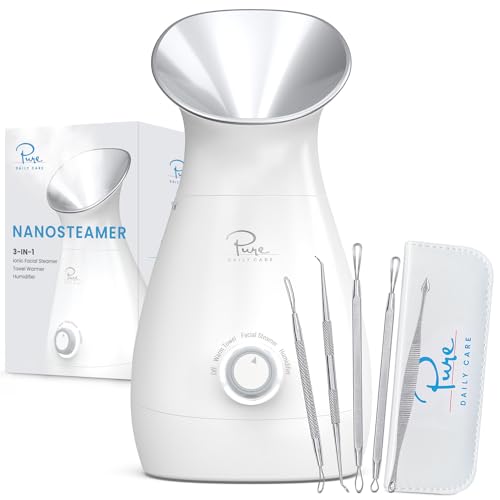 Teal Nano Ionic Facial Steamer with Stainless Steel Skin Kit Z135210