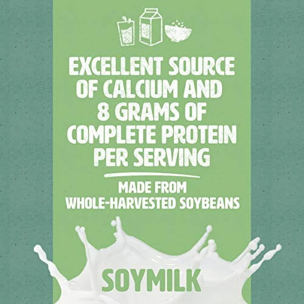 32 Fl Oz Pack of 6 Unsweetened Organic Soy Milk X742461