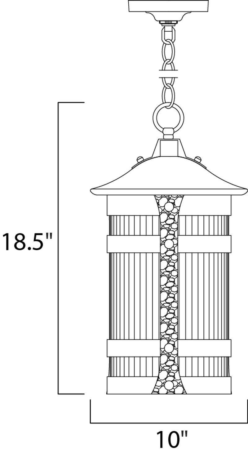 Anthracite Outdoor Hanging Light M454536
