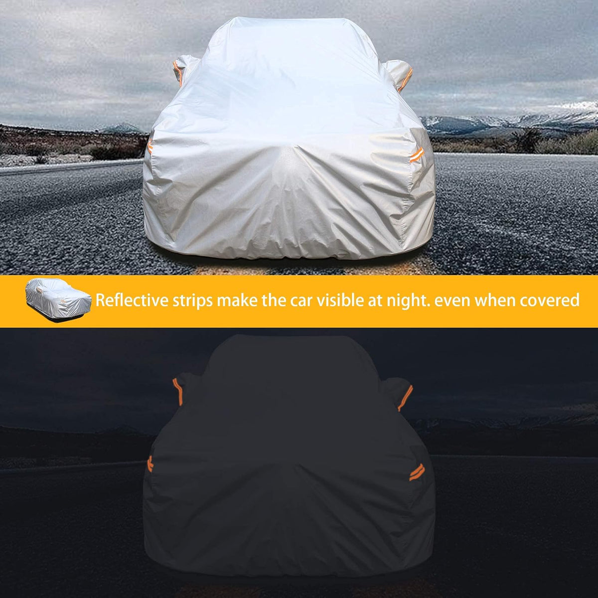 SUV Car Cover Waterproof All Weather with Zipper C861527