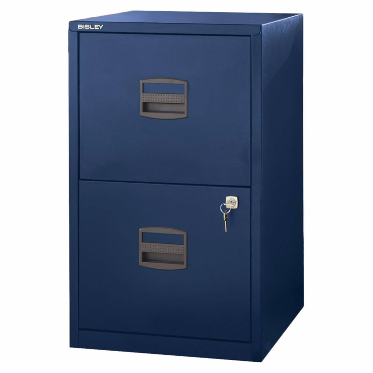 Green Two Drawer Steel Filing Cabinet G677