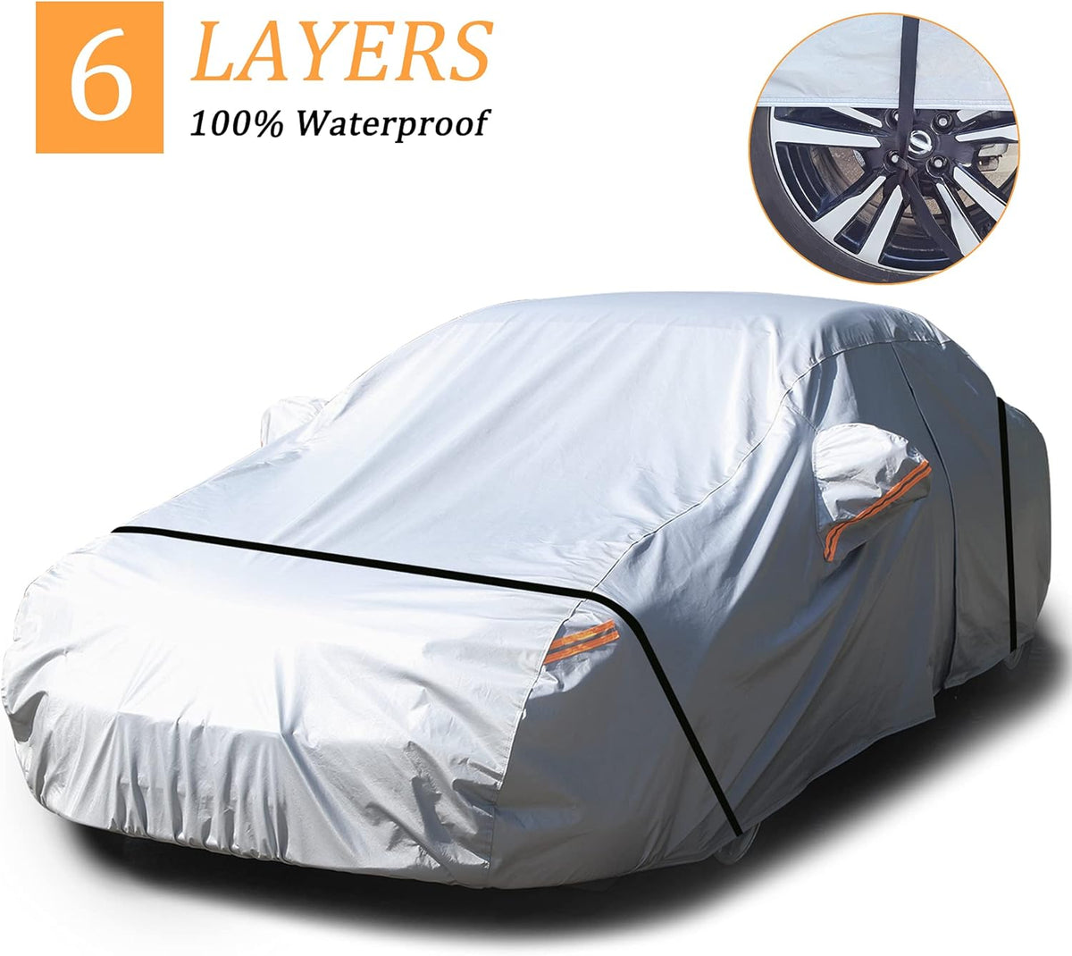 SUV Car Cover Waterproof All Weather with Zipper C861527