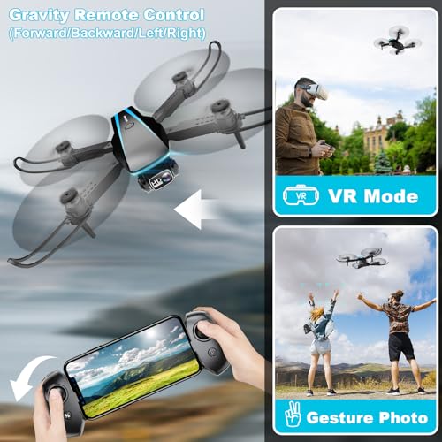 Mini Drone with Camera, 1080P HD Foldable Drone T798201