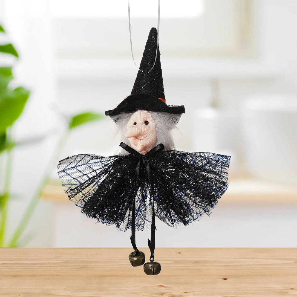 Pumpkin Witch Doll Halloween Cat Novelty Toy E19519