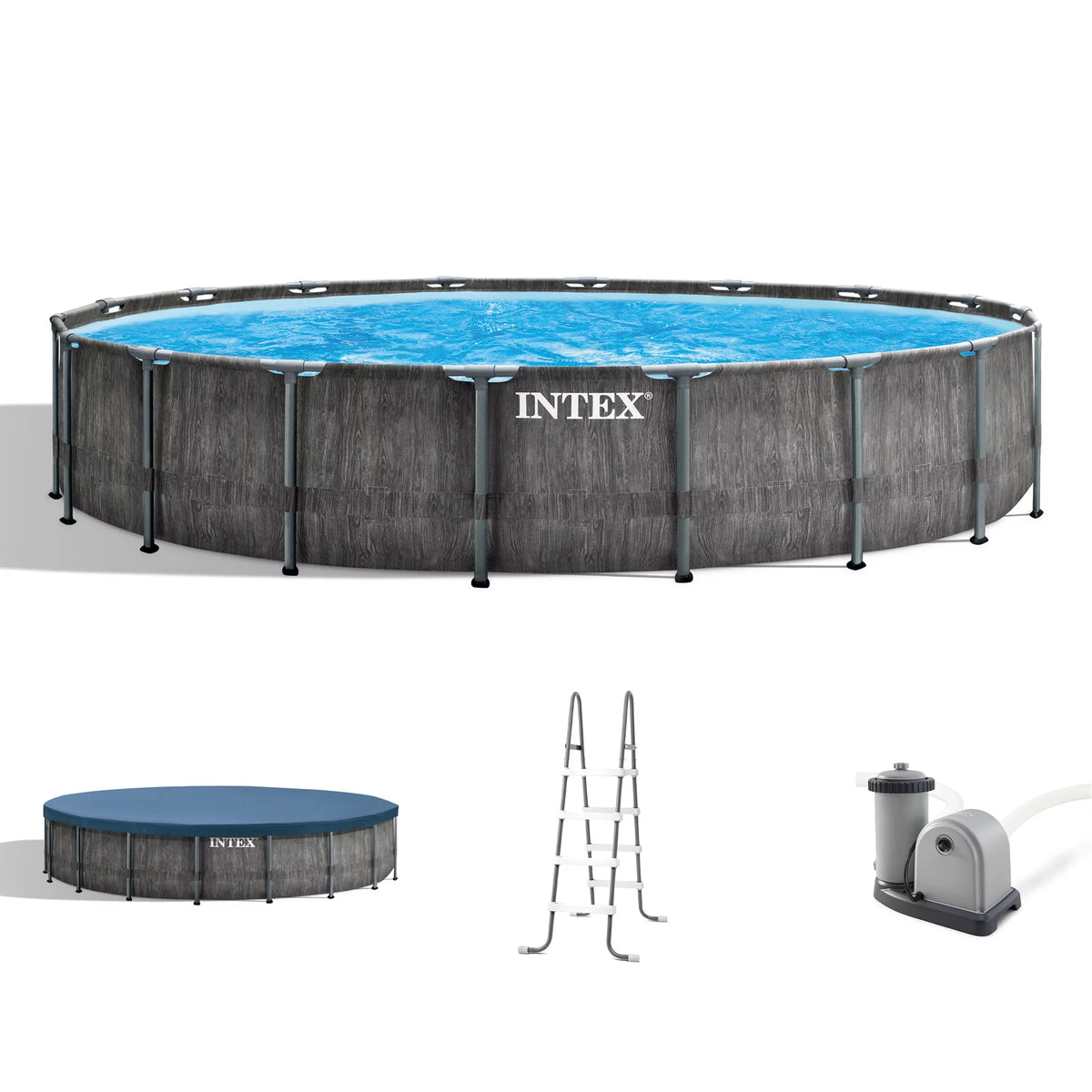 15'x48 Above Ground Swimming Pool and Filter Pump I95742