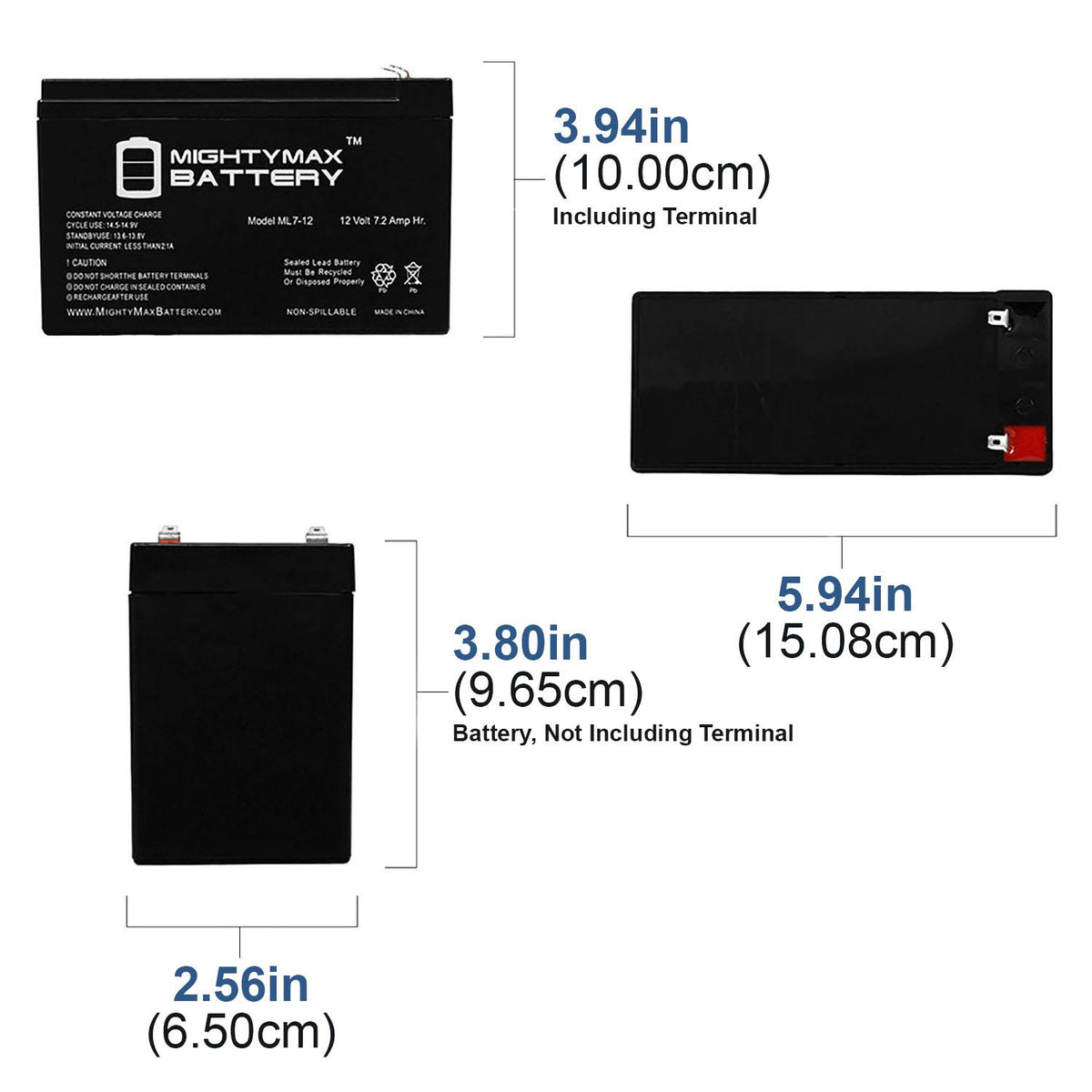 12V 7Ah Weatherproof Stealth Cam Battery Box - 10 Pack B75885
