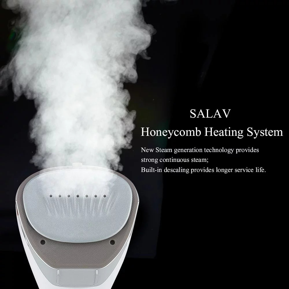 Hand Held Garment Steamer and Iron with Ceramic-Coated Steam Plate S11354