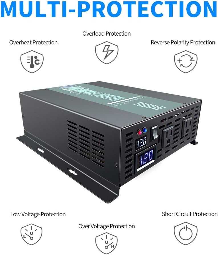 1000W Pure Sine Wave Power Inverter U6014