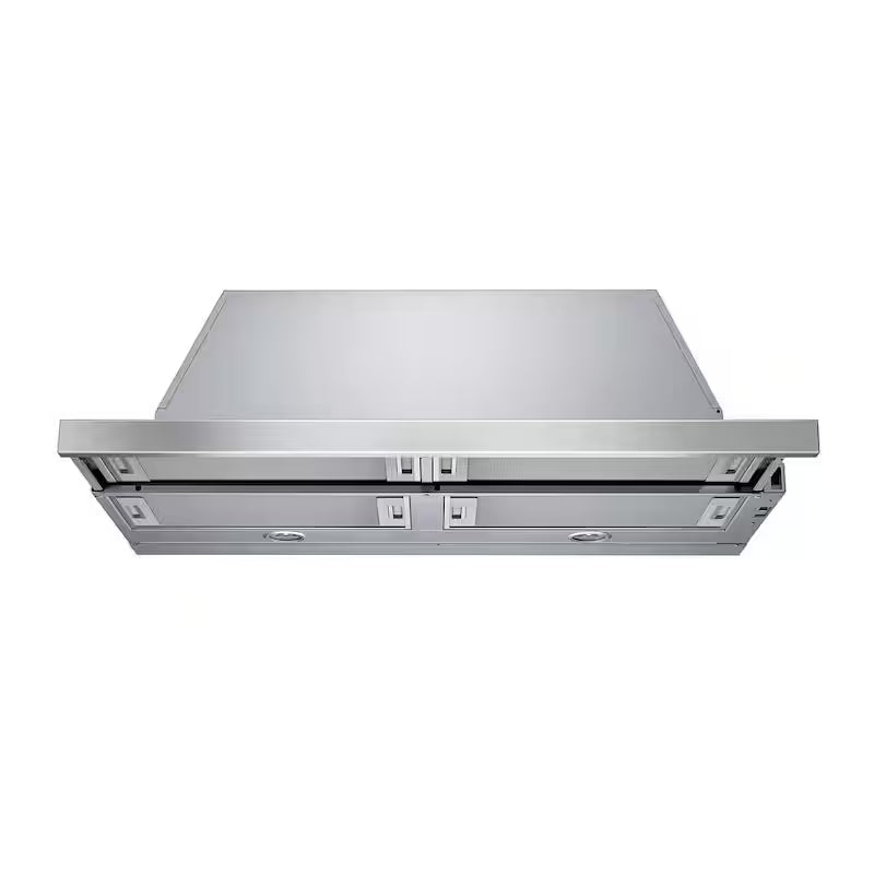36 in. Pull-Out Range Hood with Lights in Stainless Steel X466631